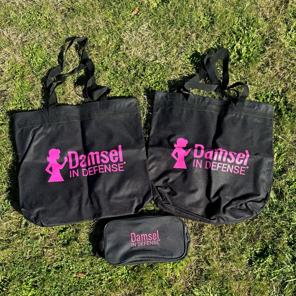 Set of Damsel In Defense Bags